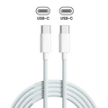 USB-C to C Braided Cable For iPhone / iPad (1 m / 3 ft) ( OEM Grade A) (Bulk Packaging)
