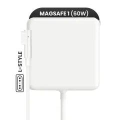 Apple 60W MagSafe 1 Wall Adapter (L-Style) (A1344) (US Version) (OEM Grade A/B, Bulk Packaging)